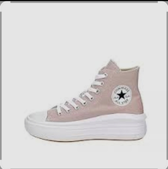 Converse Women's High-Top Sneakers - Light Gray - Picture 3 of 13